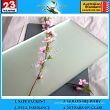 3-6mm with AS/NZS2208: 1996 Acid Etched Mirror Glass